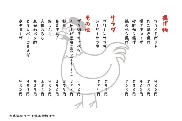 メニュー
