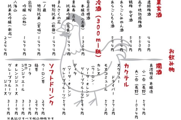 メニュー