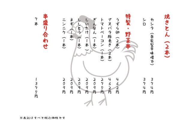 メニュー