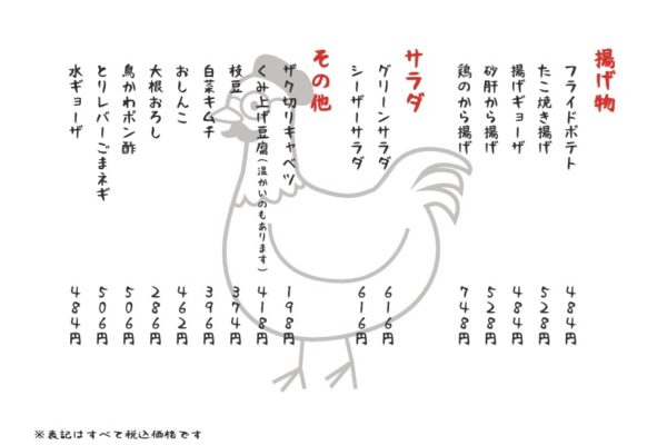 メニュー